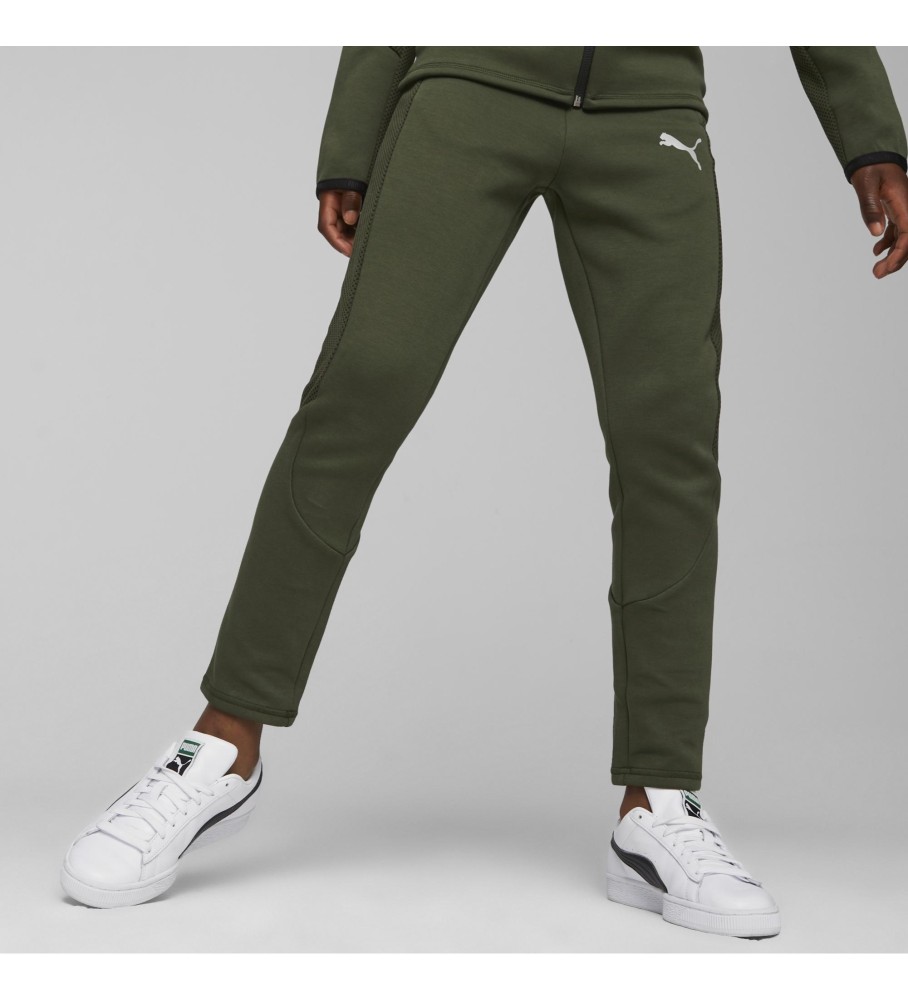 Calça de fato de treino Puma EvoStripe verde