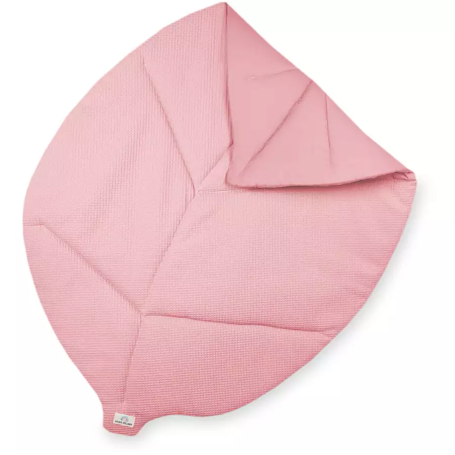 JULIUS ZÖLLNER Krabbeldecke Blatt Blush nordic 110 x 170 cm