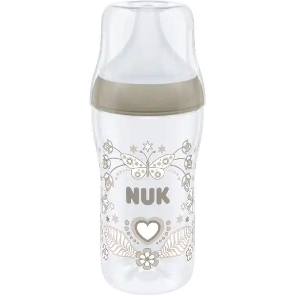 Perfect Match Babyflasche Herz mit Temperature Control, ab 3 Monate, 260 ml