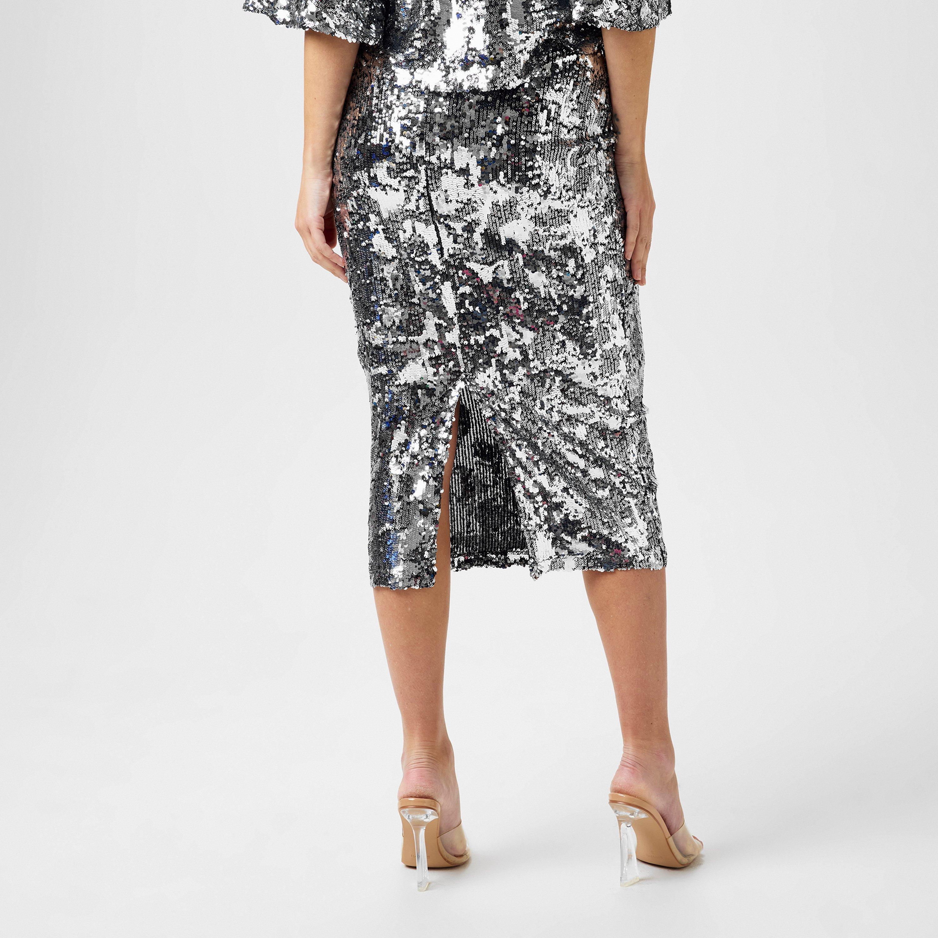 Biba Sequin Midi Skirt