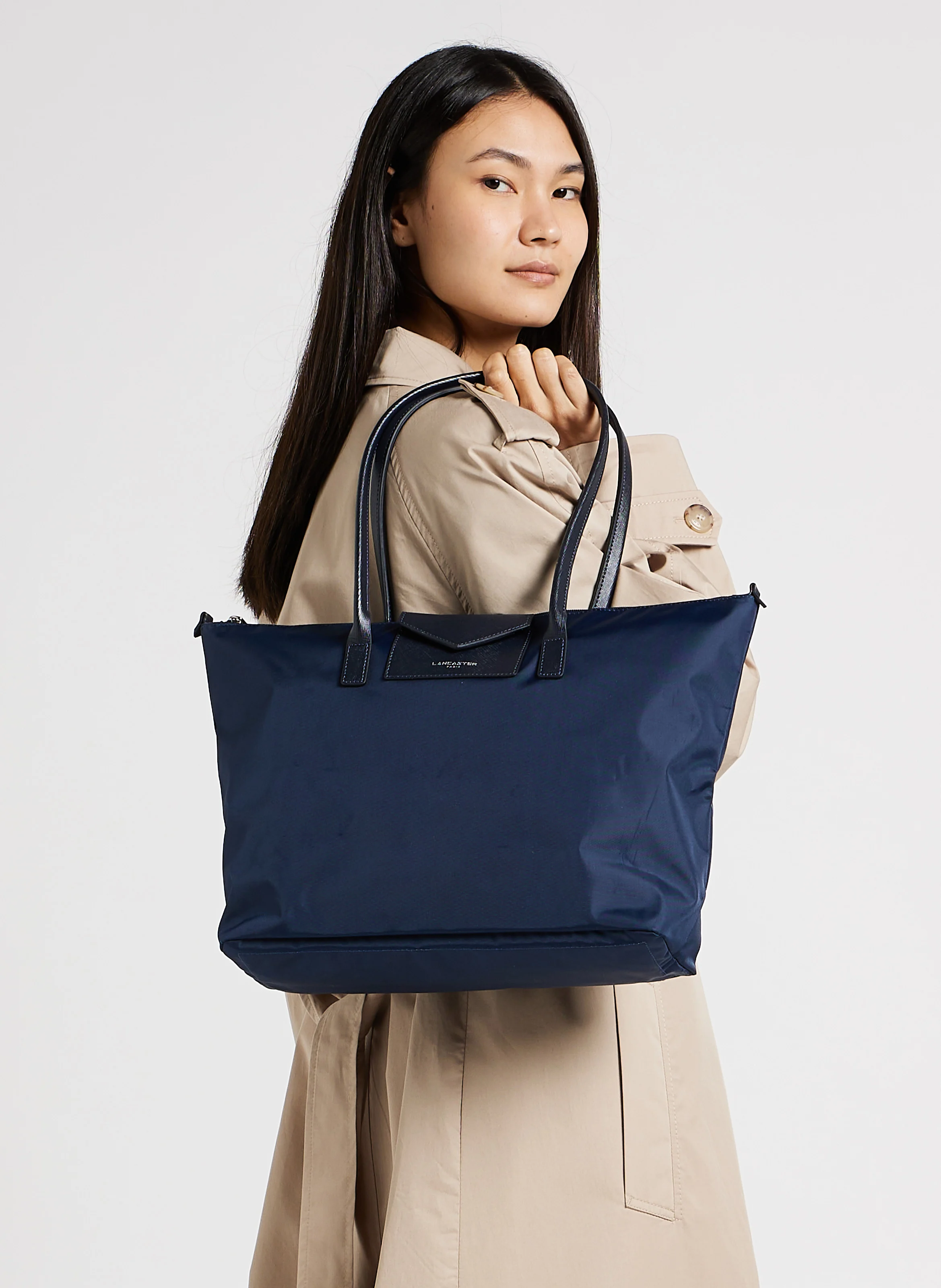 Cabas en nylon | Bleu