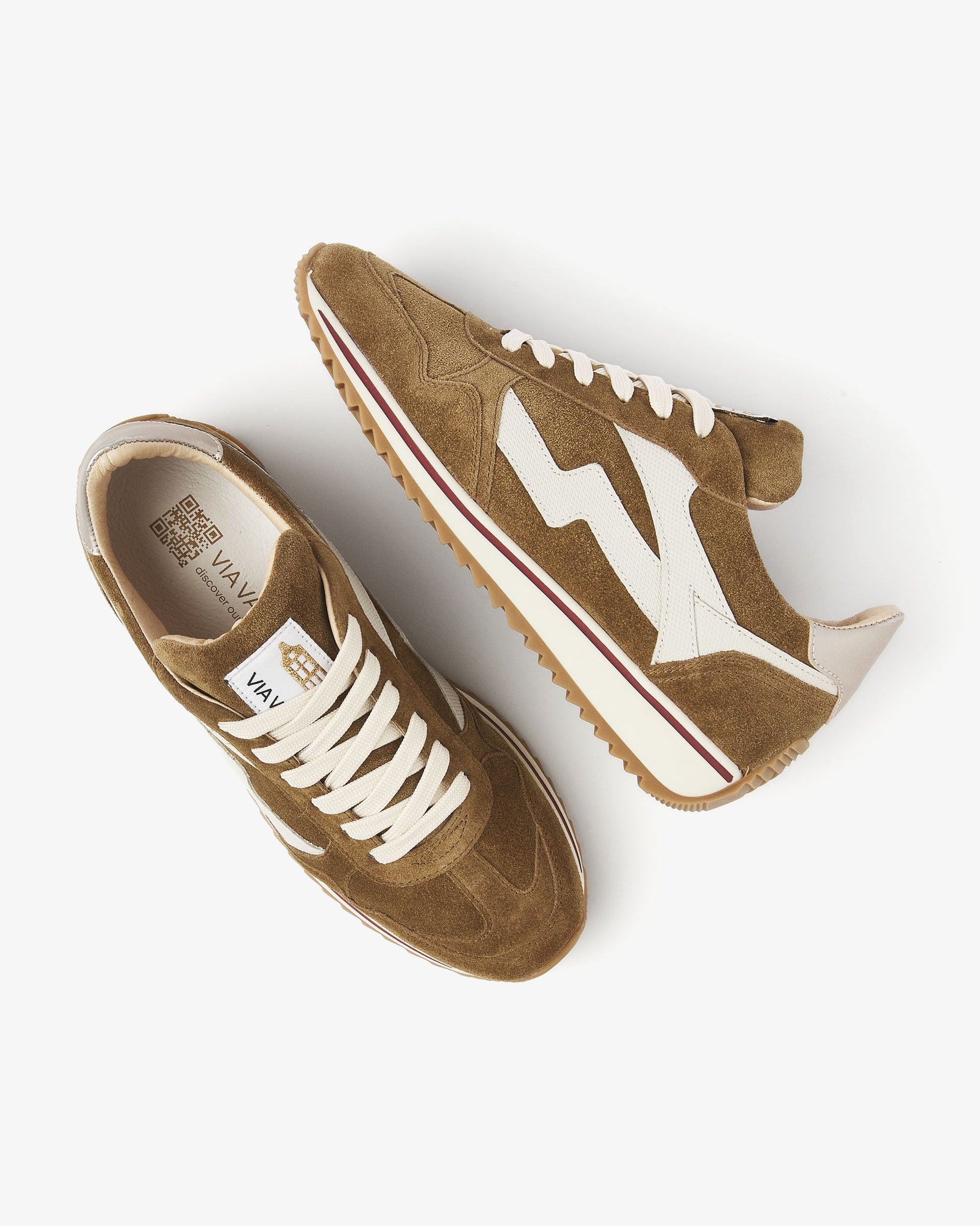 VIA VAI khaki dames sneakers Mikki Alex