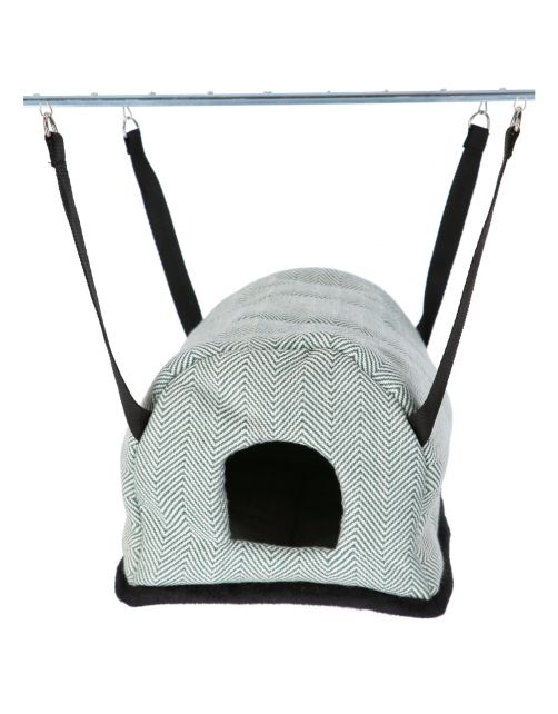 Adori Hangmat Iglo Noah - Slaapplaats - 19x30x19 cm Groen Grijs