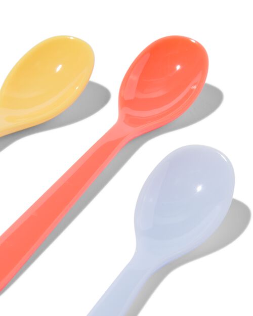 6 cuillères à oeufs en plastique 14cm