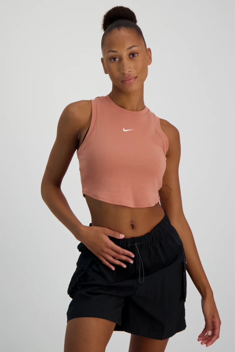 Nike Sportswear Essential Chill Knit Cropped Damen Top