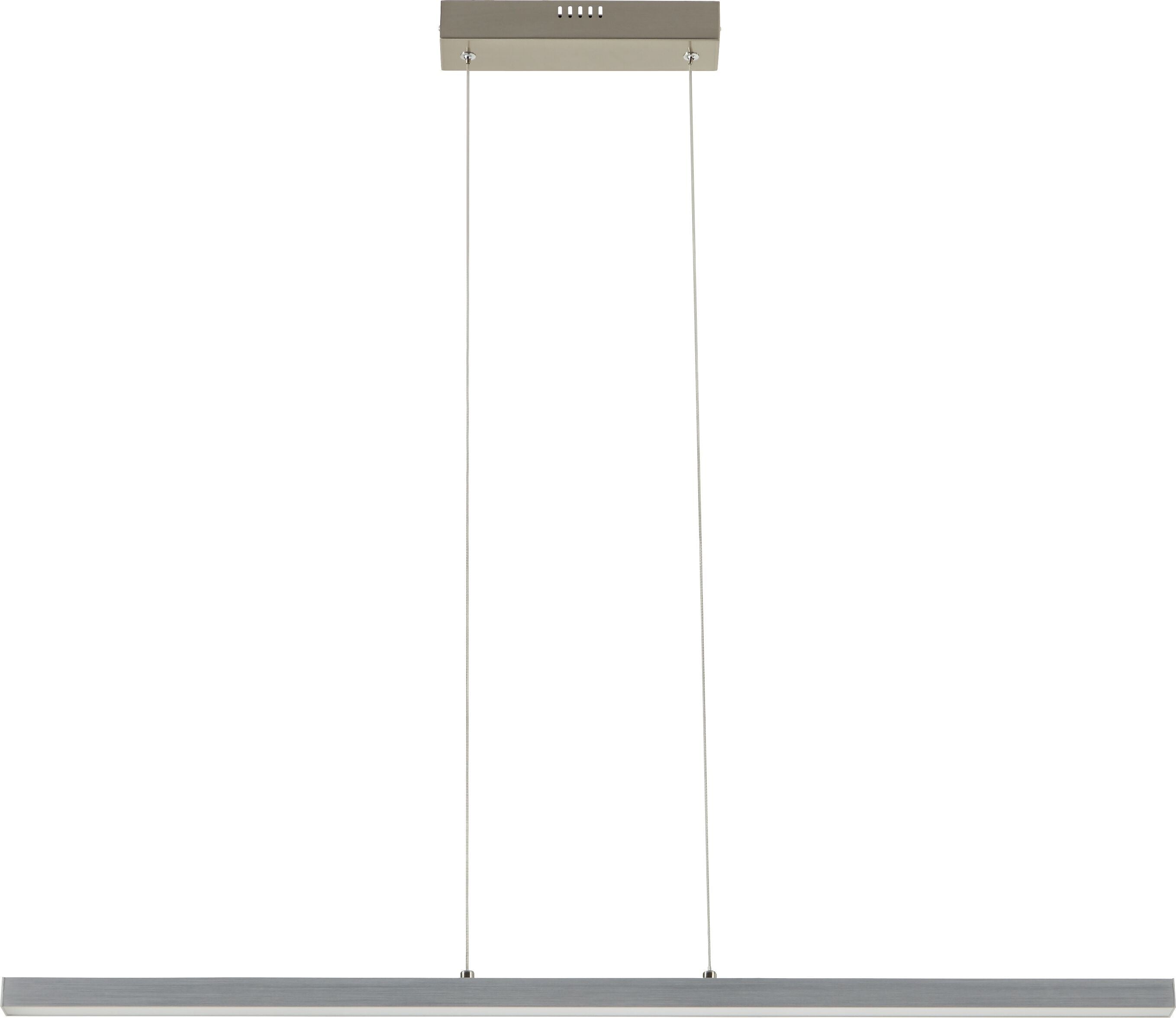 BAIDA Hängeleuchte - Silberfarbig / B: 96.0 cm x T: 3.5 cm x H: 150.0 cm