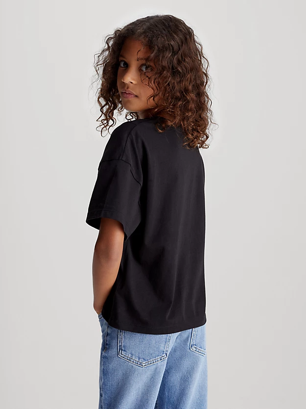 Camiseta com monograma e modelagem relaxada