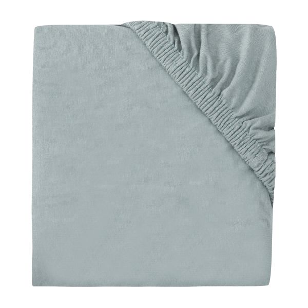 Jollein Hoeslaken Boxmatras Jersey Sea Green 75 x 95 cm