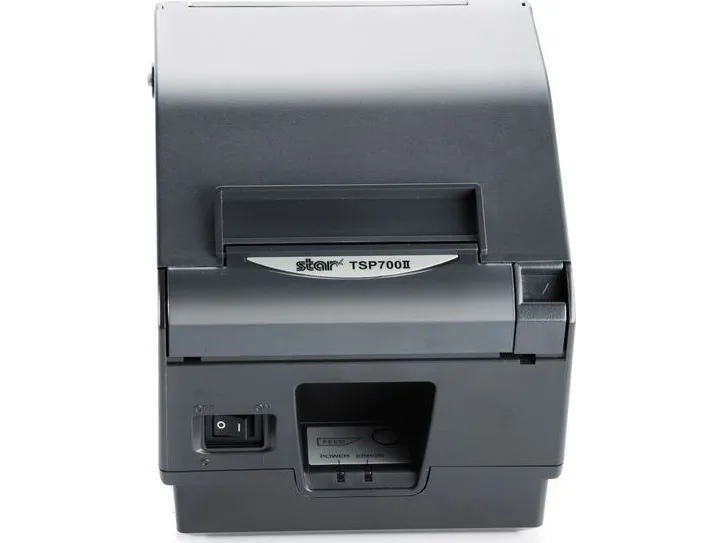 Star TSP743II-24 w/o I/F GRY - Kvitteringsprinter - direkte termisk - Rulle (8,25 cm) - 406 x 203 dpi - op til 250 mm/sek. - skærer - trækulsgrå