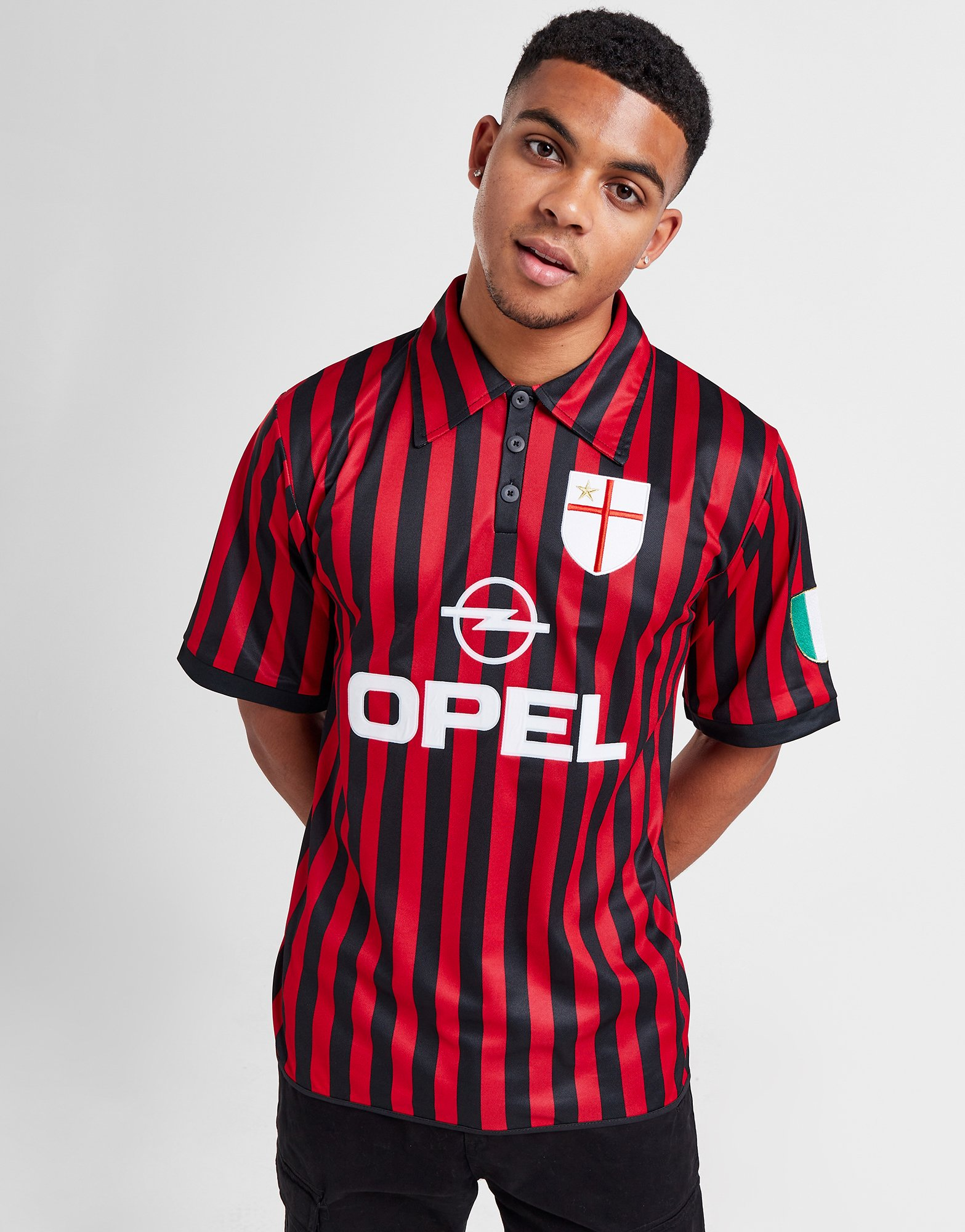Score Draw Maillot Domicile Rétro AC Milan Centenaire Homme