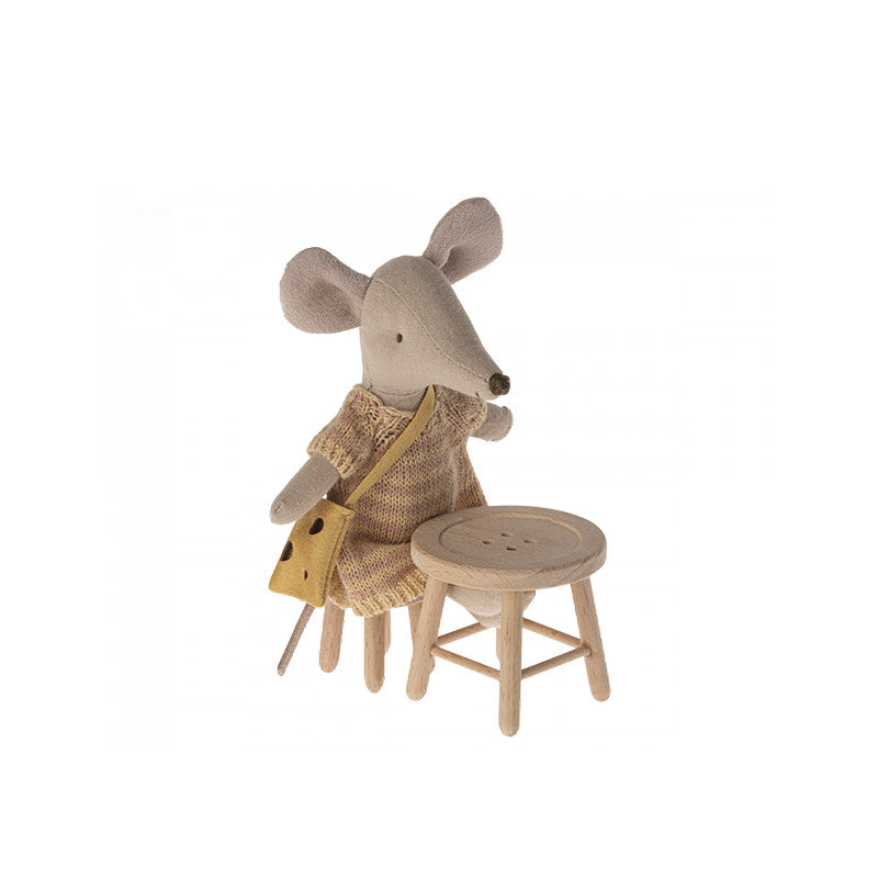Maileg Maus Tisch und Hocker Set