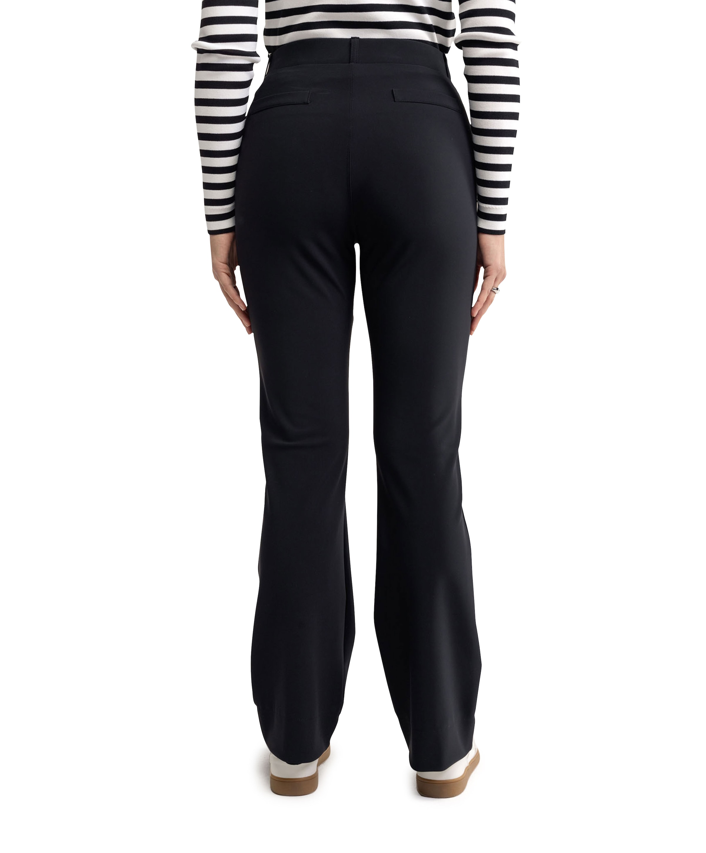 Studio Anneloes Flair bonded trousers zwart