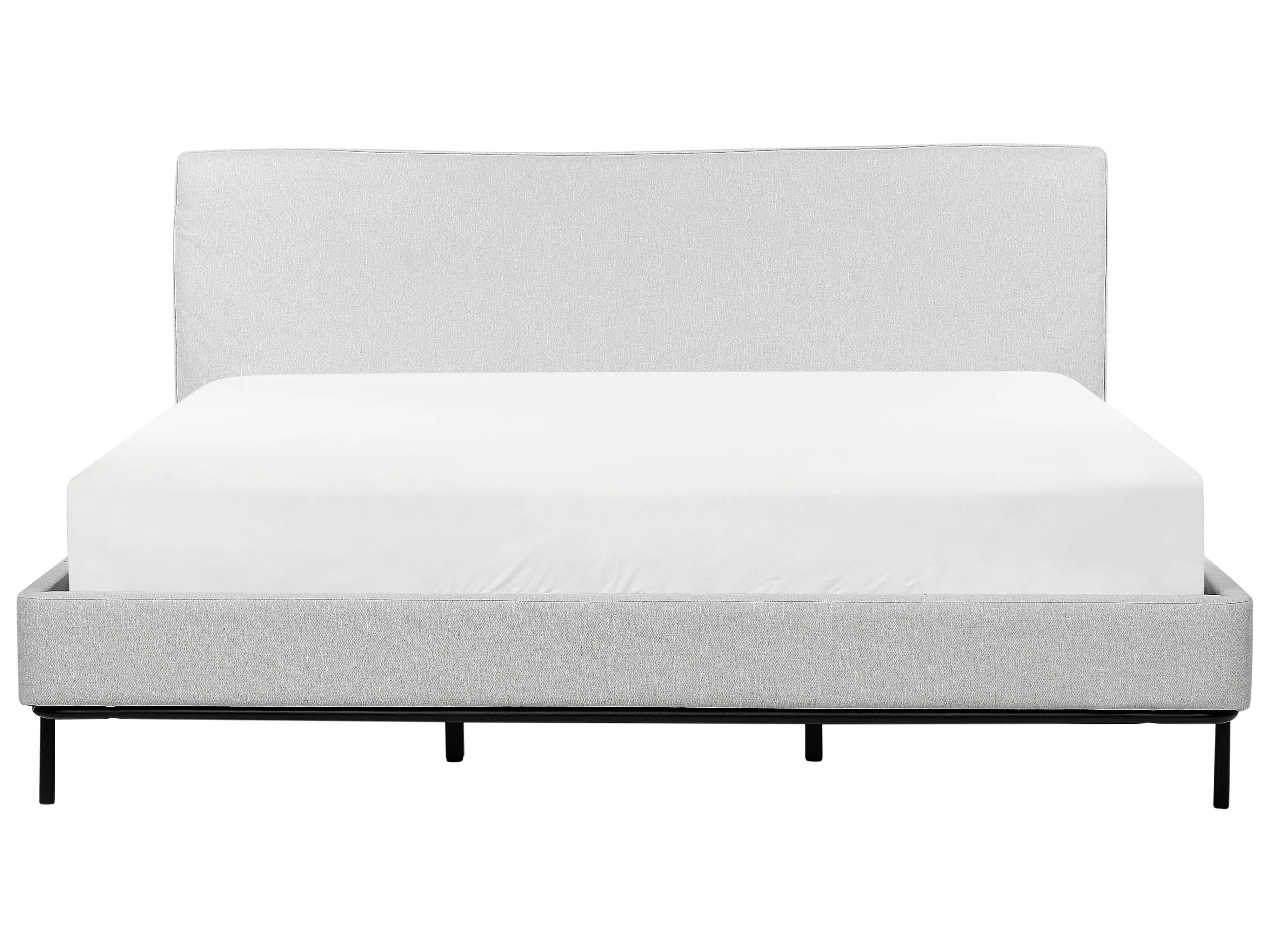Bed Stof CORIO 180 x 200 cm Lichtgrijs