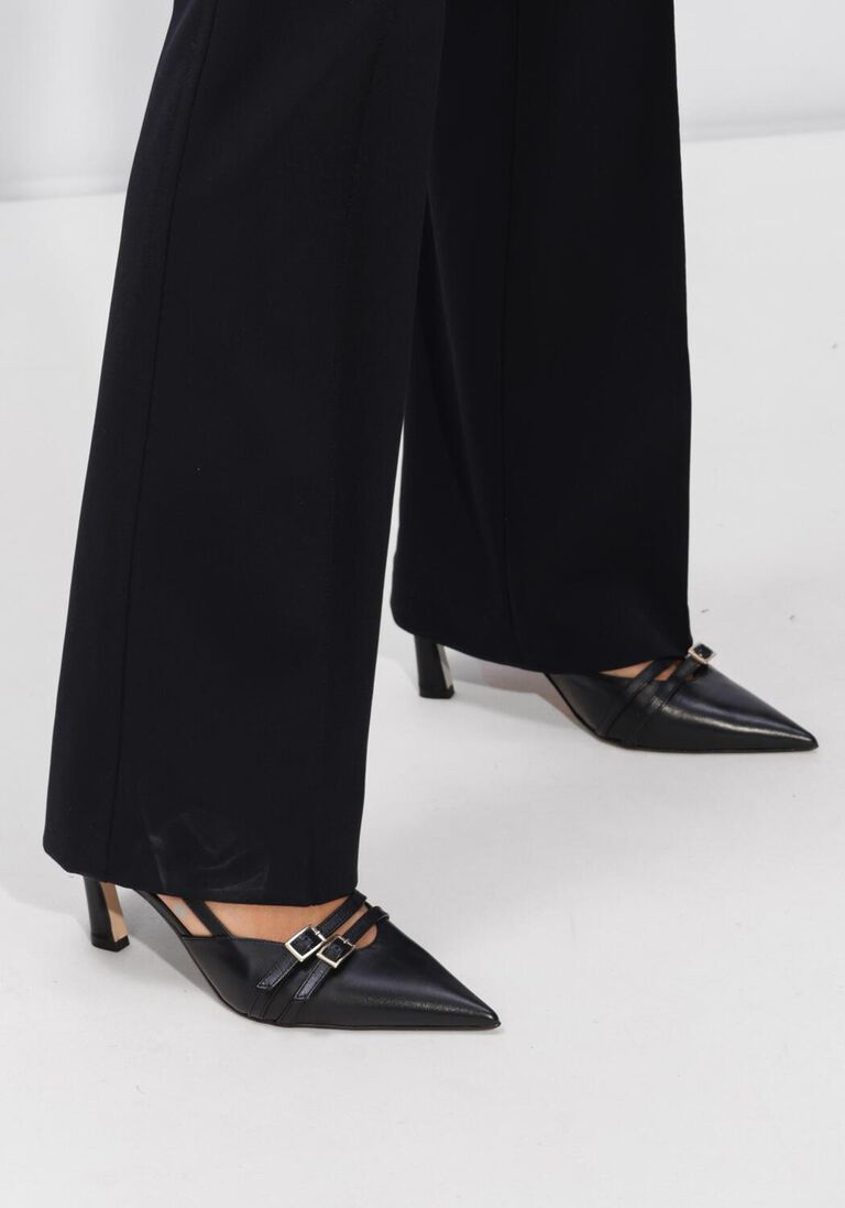 zwarte stefano lauran slingbacks 77212