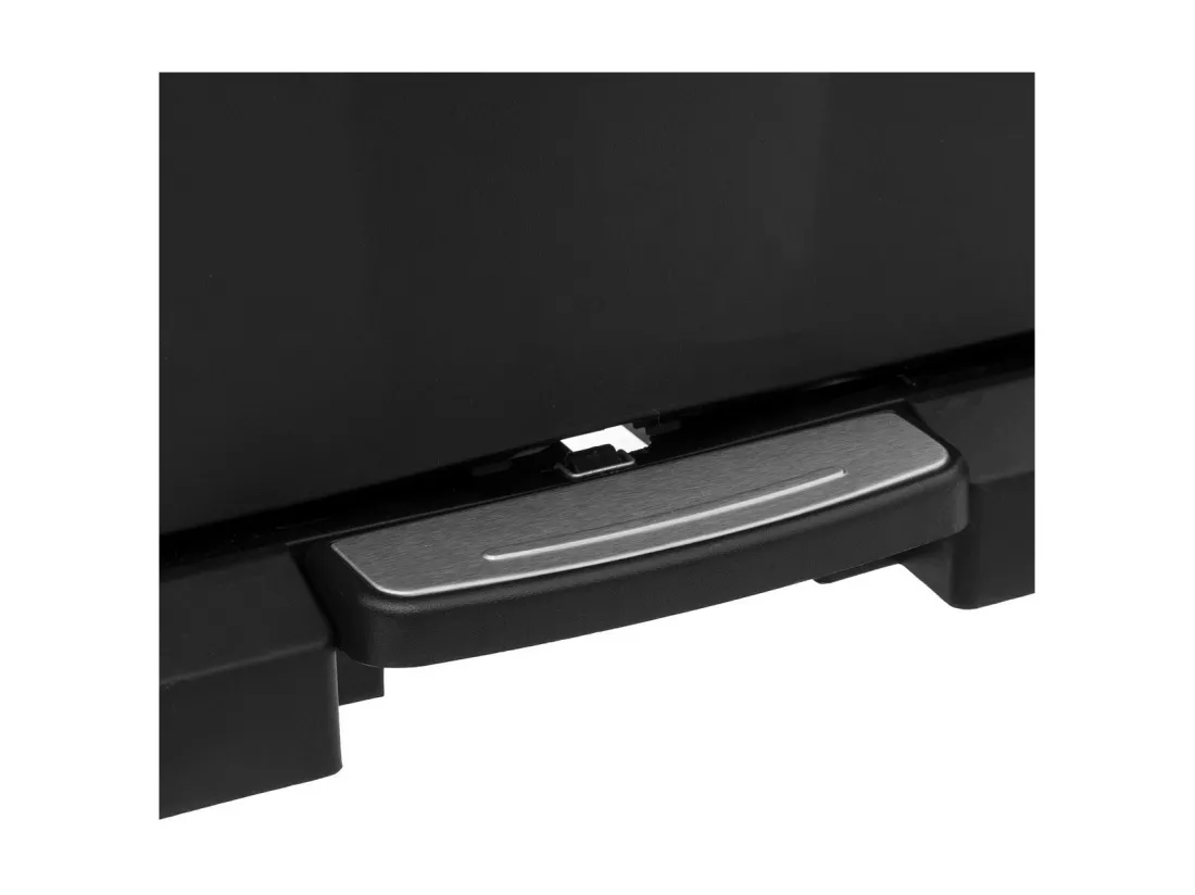 Poubelle Colonne de Tri sélectif en Inox 2 bacs 20L + 14L