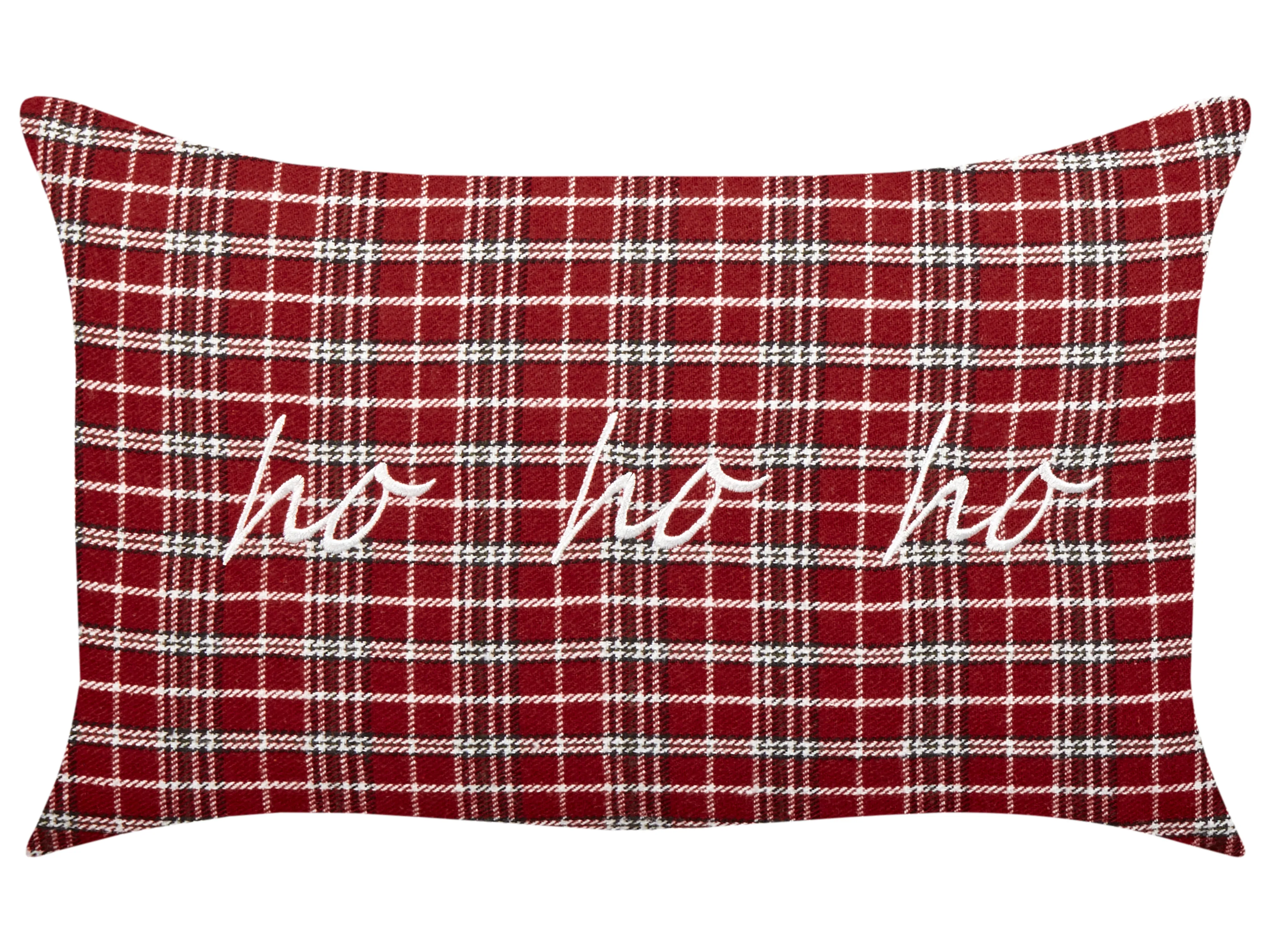 Set van 2 sierkussens MOCHI 30 x 50 cm Rood kerstmotief