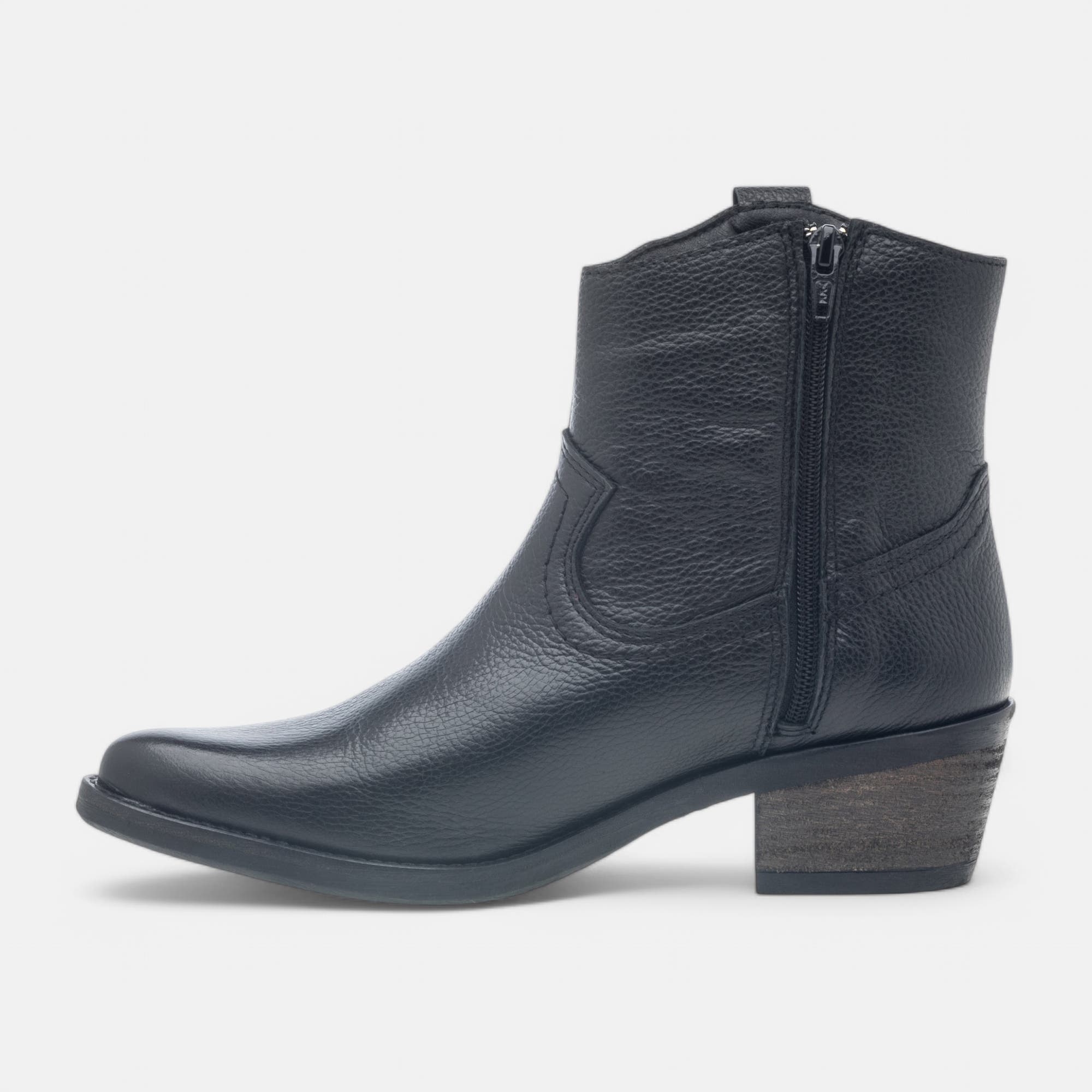 Santiags Femme en cuir noir