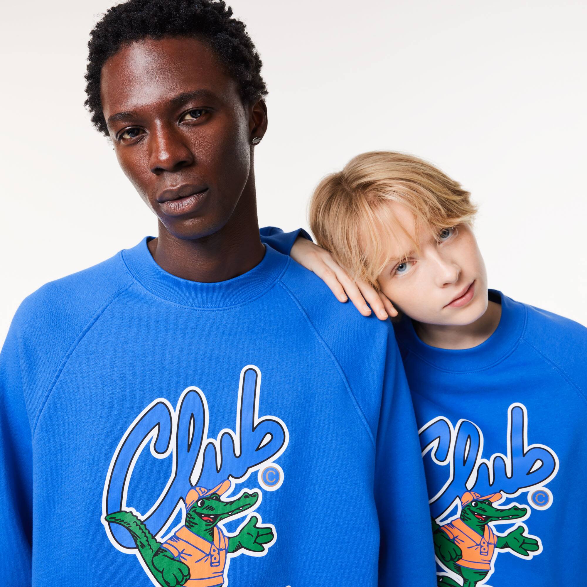 Jogger-Sweatshirt mit Raglanärmel Sweatshirts - Blau - Lacoste - Unisex