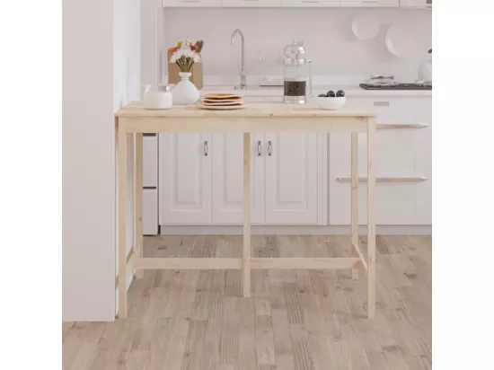 Table de bar 140x80x110 cm Bois massif de pin