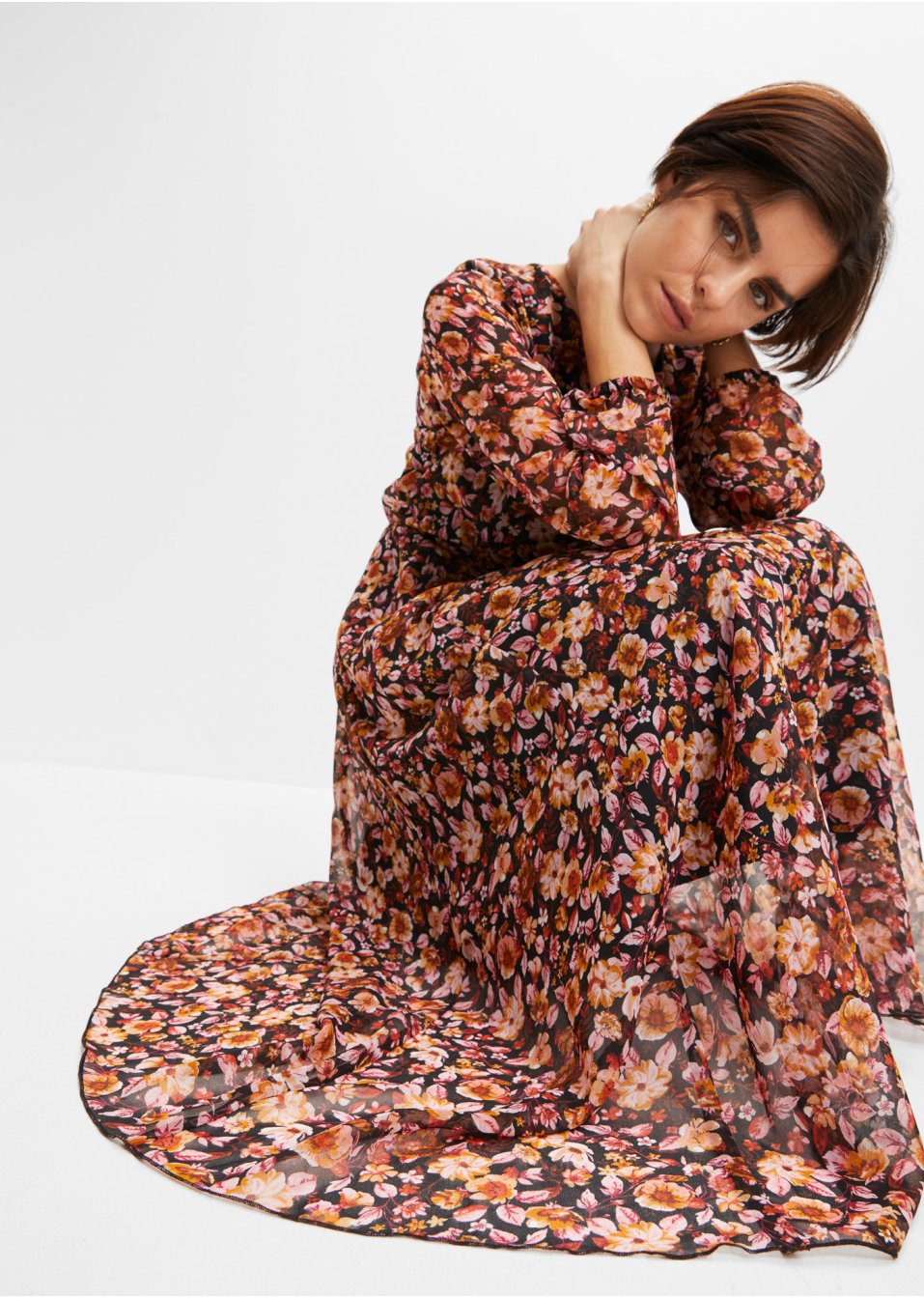 Robe en chiffon
