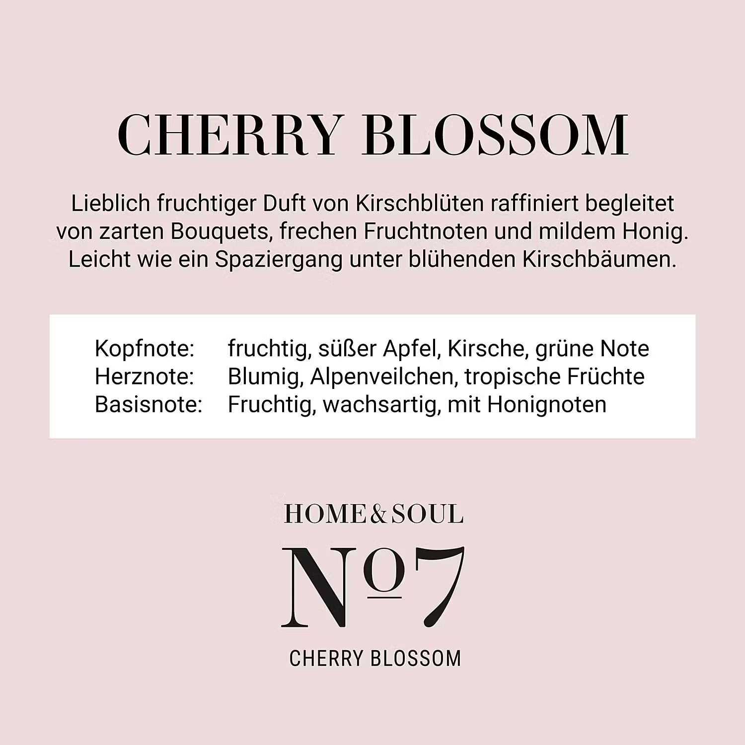 HOME & SOUL Raumduft Cherry Blossom