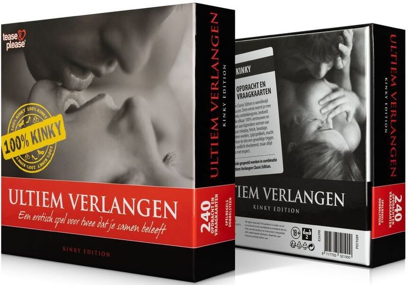 Tease & Please Ultiem verlangen 100% Kinky - Rood - Erotisch Bordspel