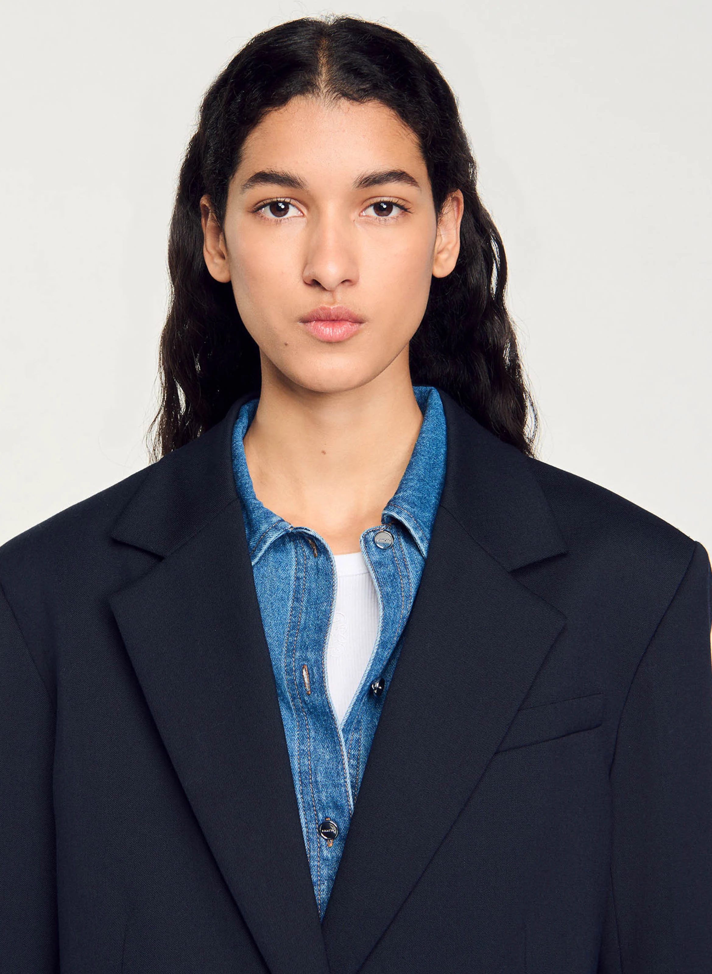 Veste tailleur oversize | Bleu