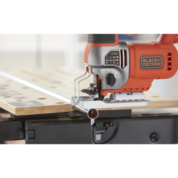 BLACK DECKER decoupeerzaag BES610KAS-QS incl 5 zaagbladen