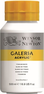 Winsor & Newton - Galeria Akrylmaling - Titanium White 500 ML