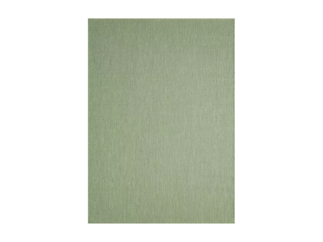 Tapis extérieur 200x280 tissé kilim vert EXTUNI