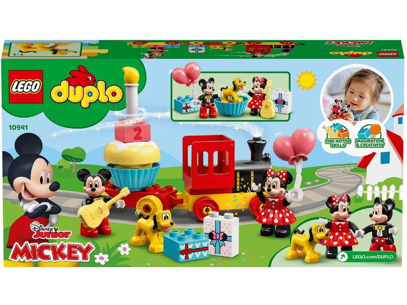 LEGO® DUPLO® Mickys & Minnies Geburtstagszug 10941 Disney Geburtstagszug für entwicklungsförderndes Spielvergnügen