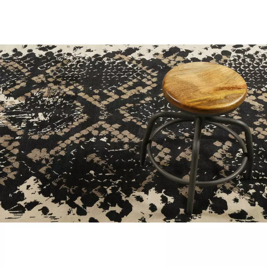 Wecon home Kurzflorteppich Phyton braun