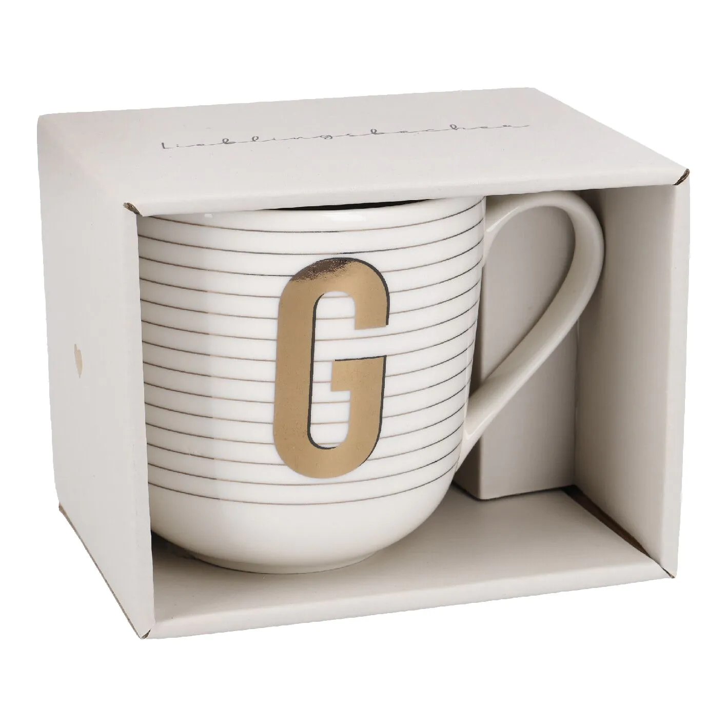 Becher mit Buchstabe G