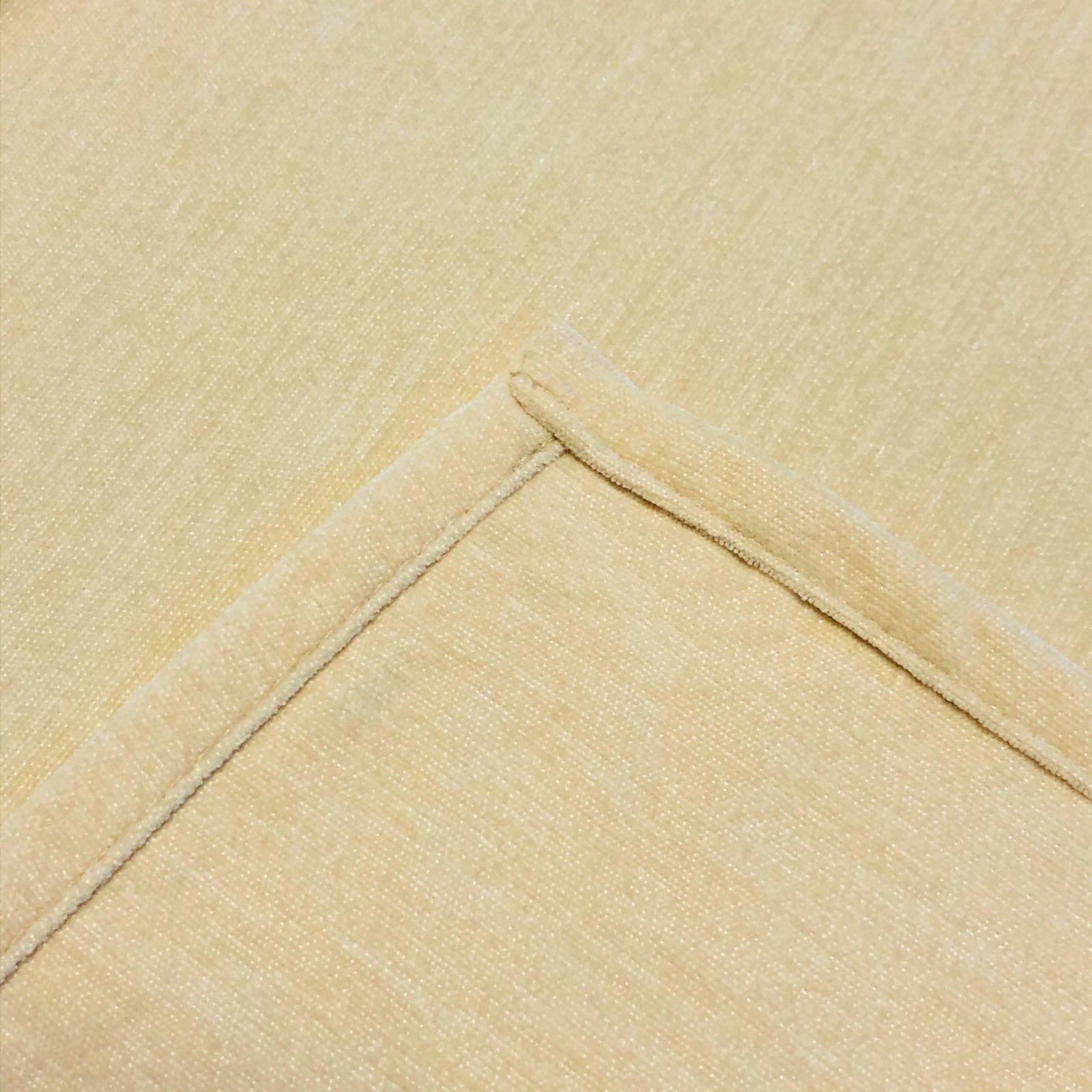 Kombibandschal WOLLY - creme - Thermo-Chenille - 145x135 cm