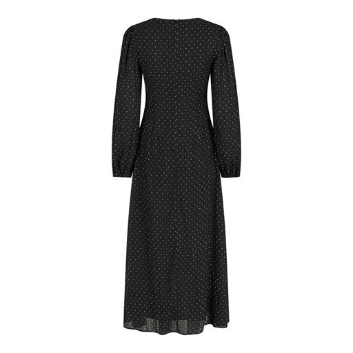 Neo Noir Toya Dot Crepe Kjole, Black, 42