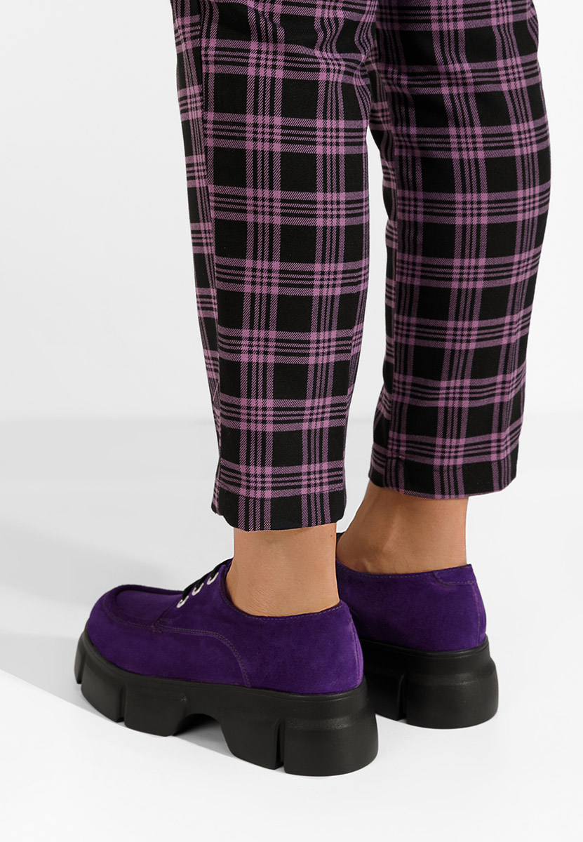 Chaussures casual à plateforme mauves Catarina