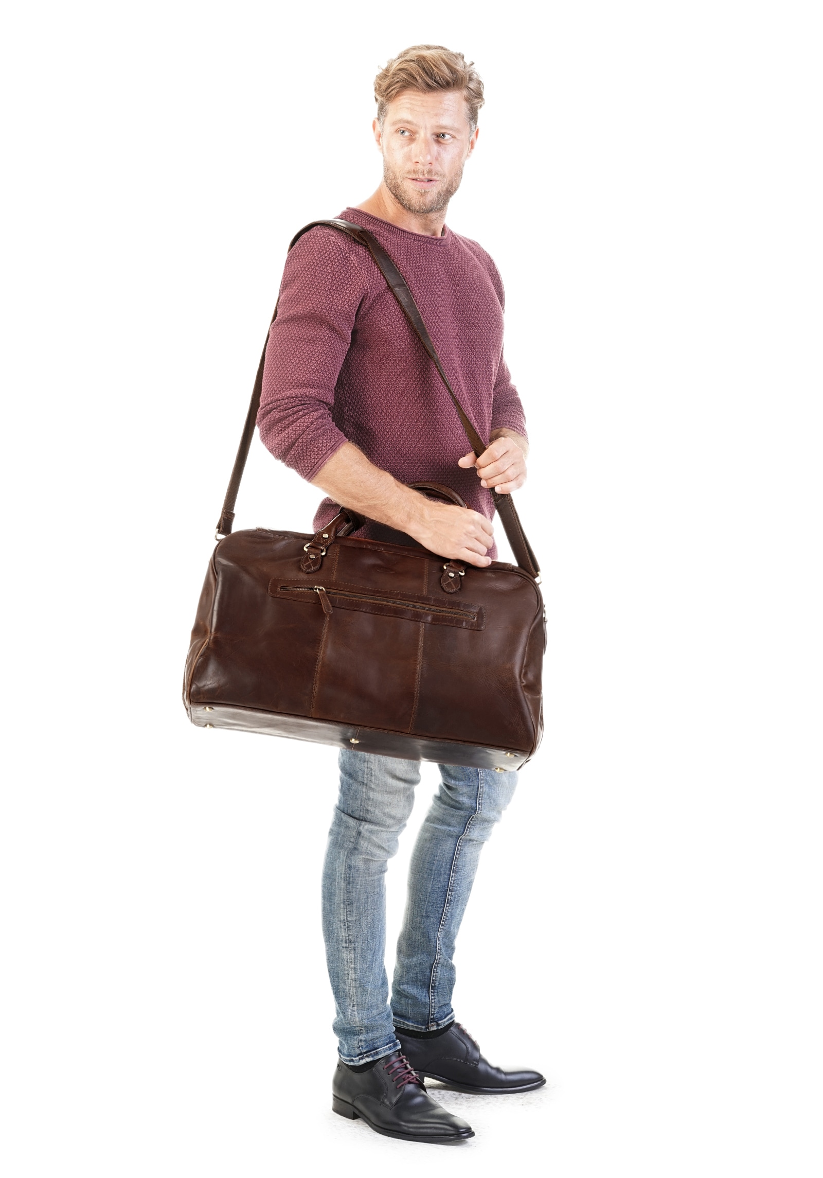 Piké Reisetasche echt Leder