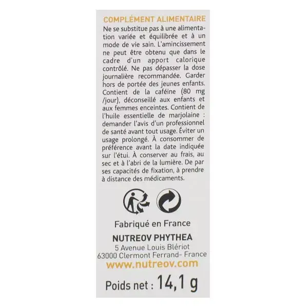 Nutreov Physcience Phytea Ménophytea Silhouette Ventre Plat Formule Renforcée Lot de 2 x 30 gélules