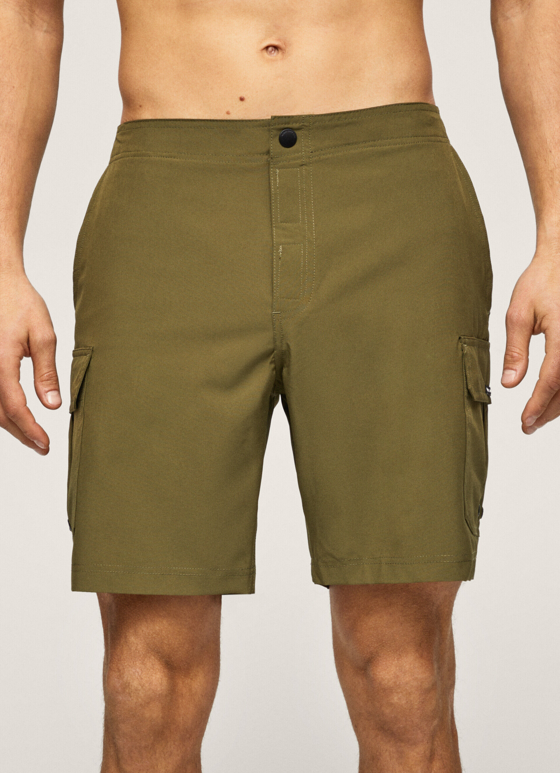 Maiô FERGUS CARGO BERMUDA - Verde Cáqui Harvard