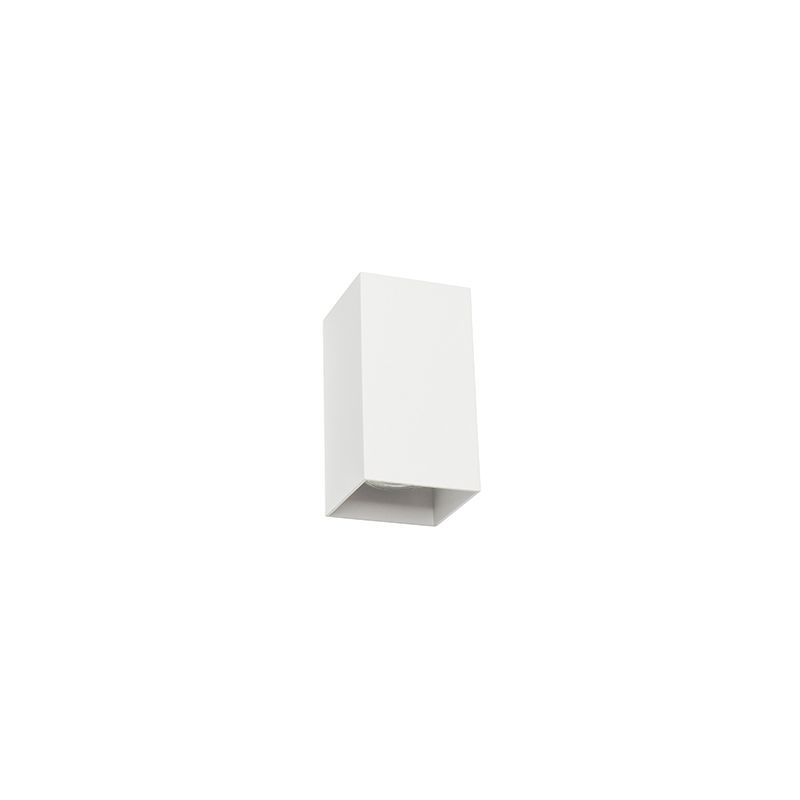 Design vierkante wandlamp wit - Sabbir