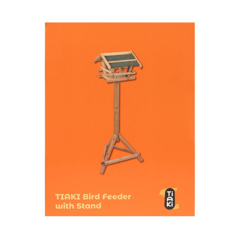 Cabane TIAKI avec support pour oiseaux sauvages
