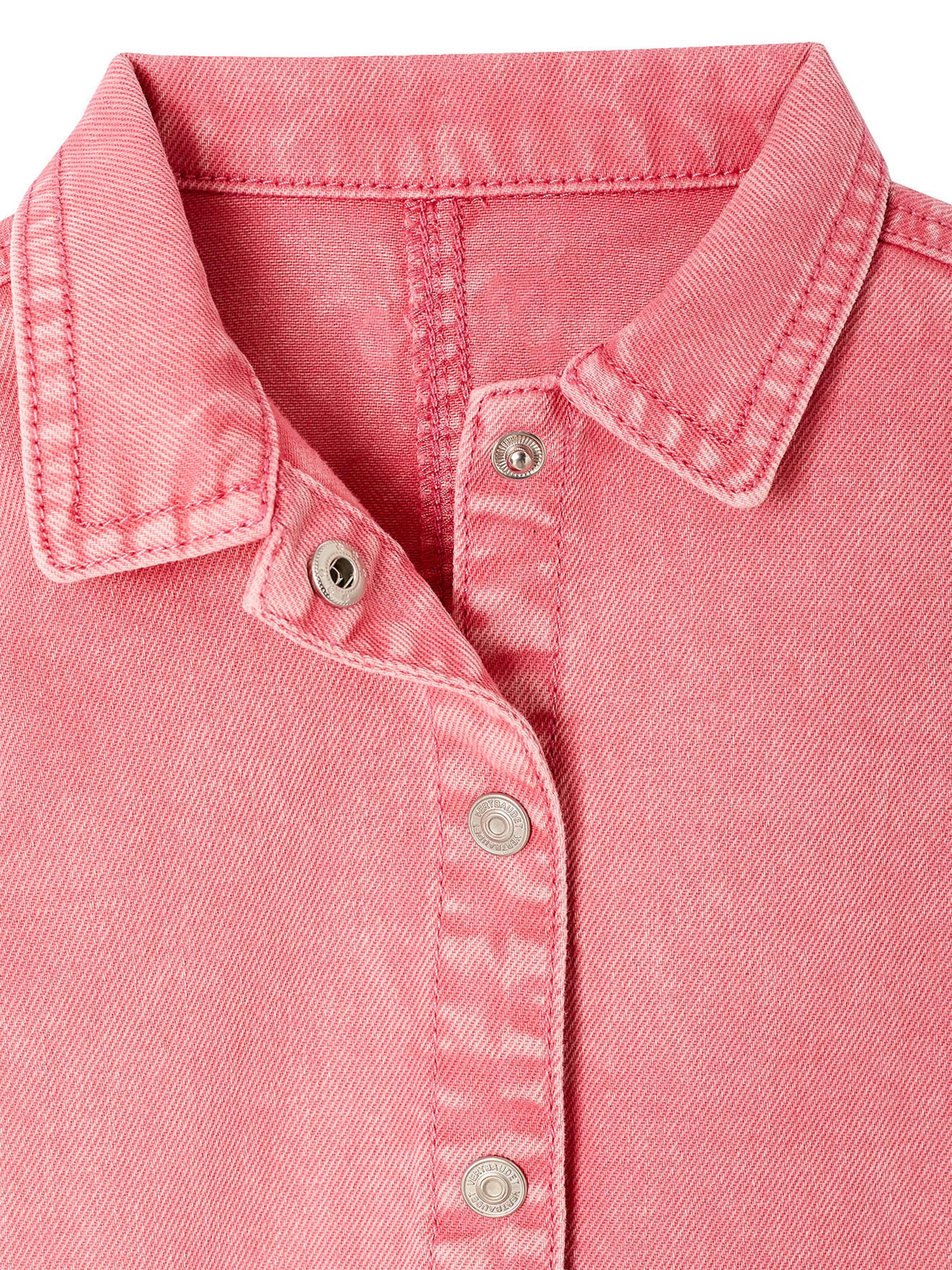 Vertbaudet Baby Kurzoverall aus Twill bonbon rosa