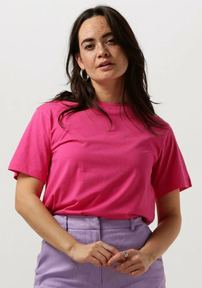 SILVIAN HEACH roze silvian heach t-shirt gpp24023ts