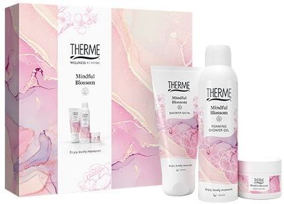 Therme - Mindful Blossom - Wellness Geschenkset - 3 Stuks