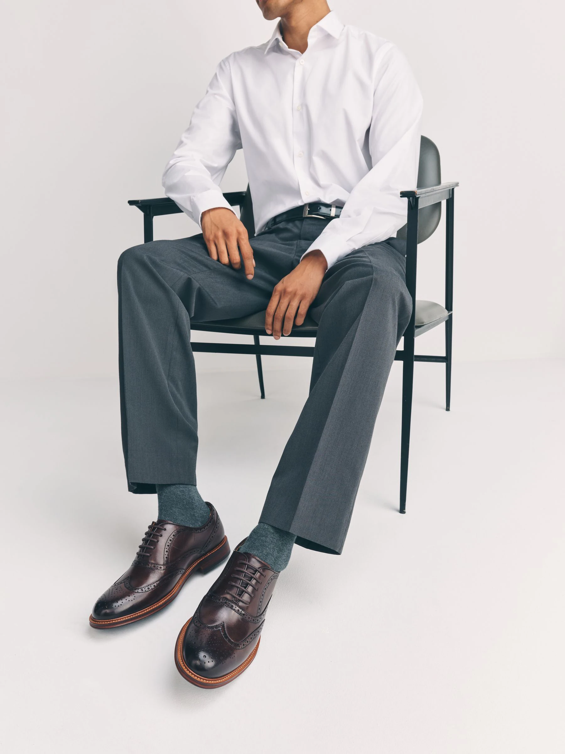 Bruin - Oxford Wingcap Leather Shoes