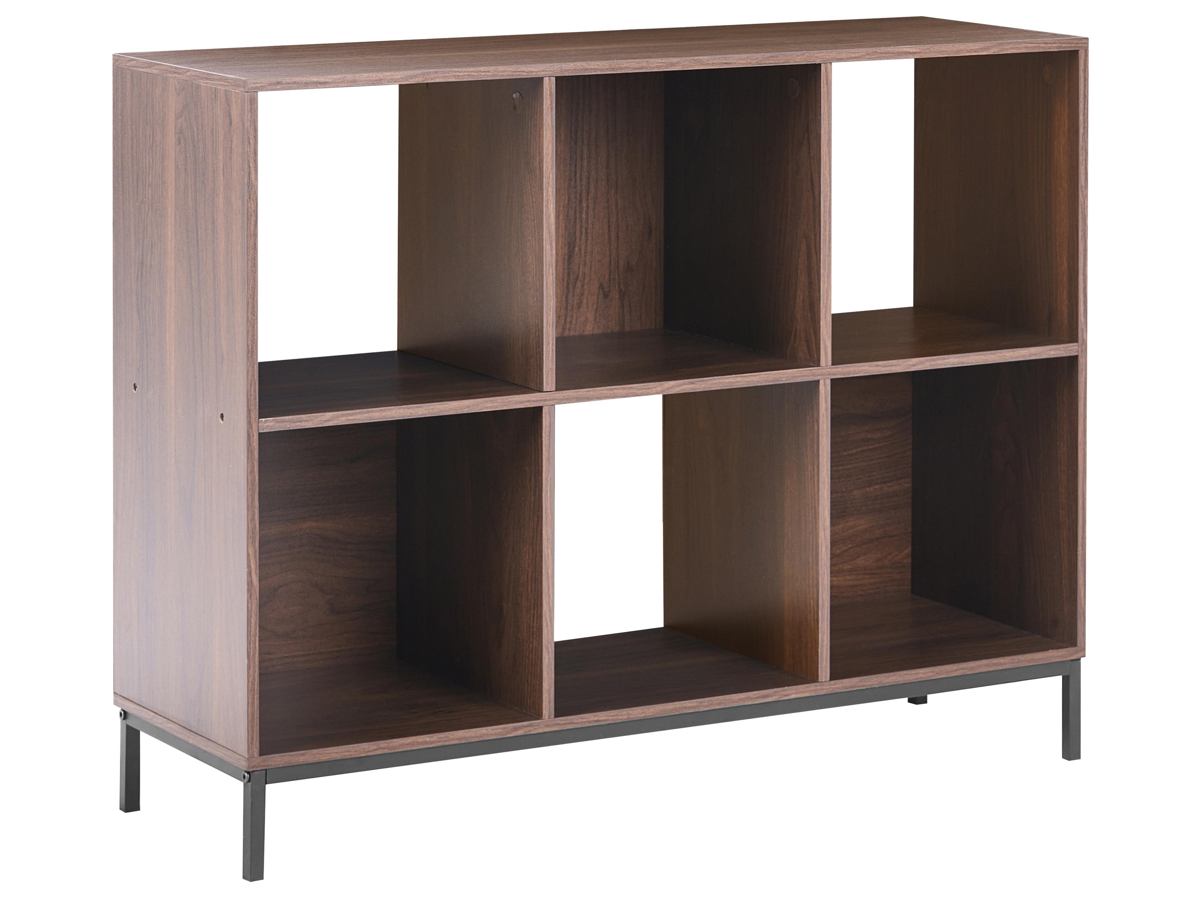 Boekenkast PEMBERTON 73 cm Donkerbruin