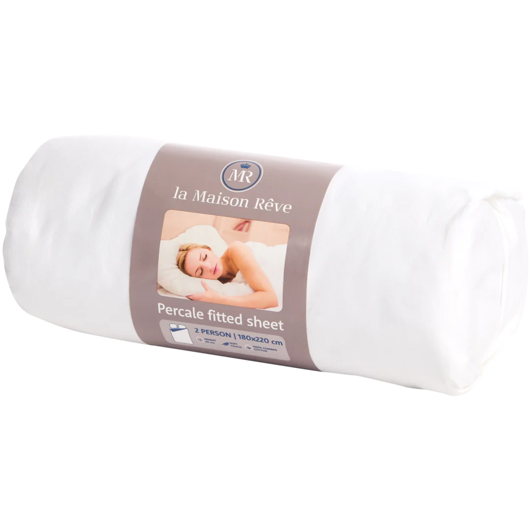 Drap-housse en percale de coton La Maison Rêve