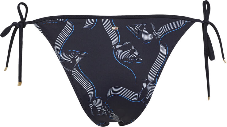 Tommy Hilfiger CHEEKY STRING SIDE TIE PRINT Shell print desert sky