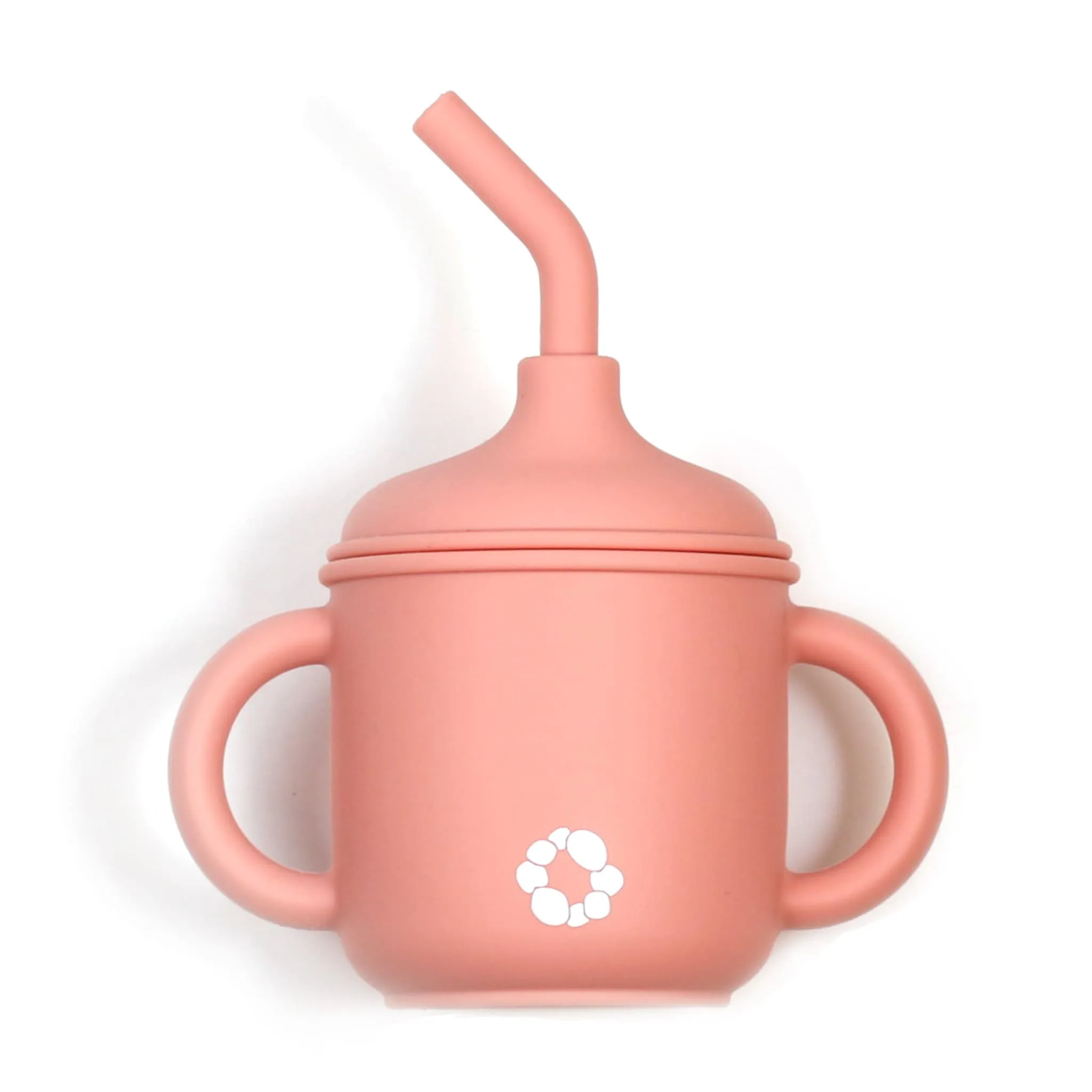 Bulle Gobelet Paille en Silicone - Blush