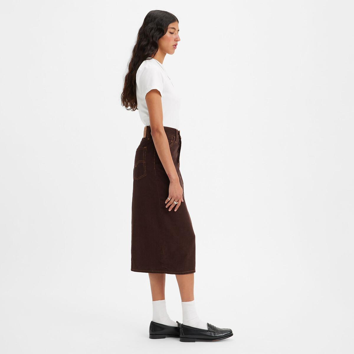 LEVI'S<br>Rok com fenda lateral